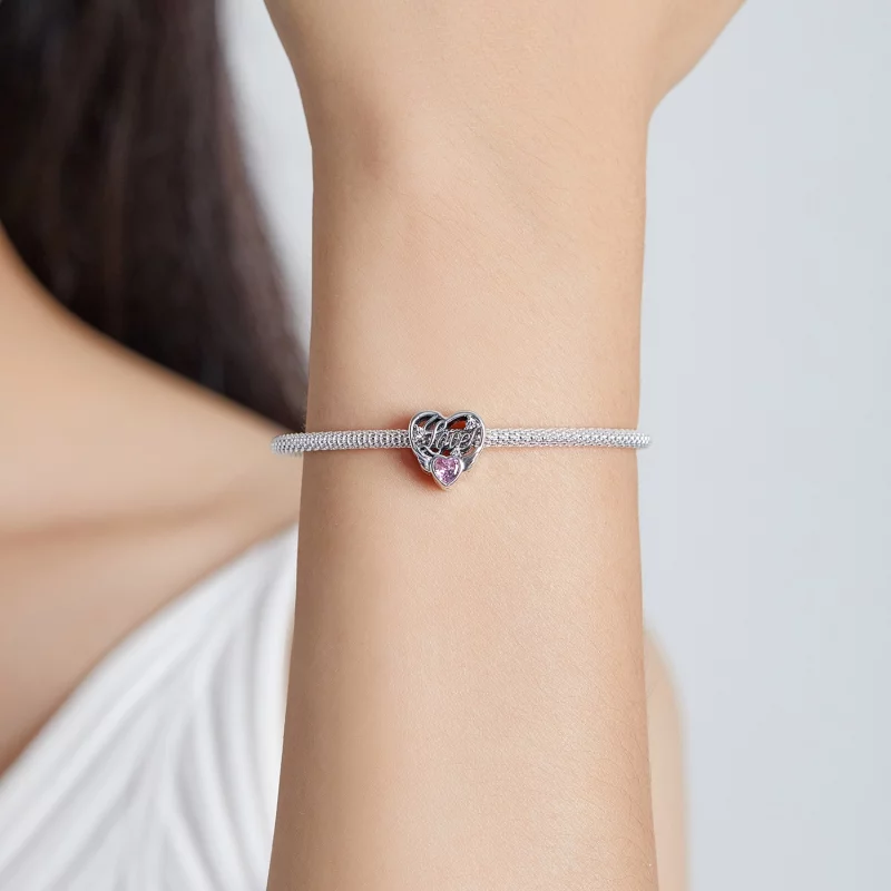 (image pour) Charm style Pandora ailes d'amour - BSC528 - Afficher 5