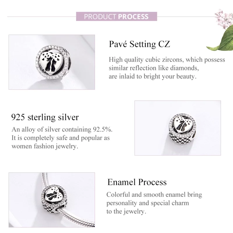 (image pour) Charm Style PANDORA Amour de chat - SCC1188 - Afficher 4