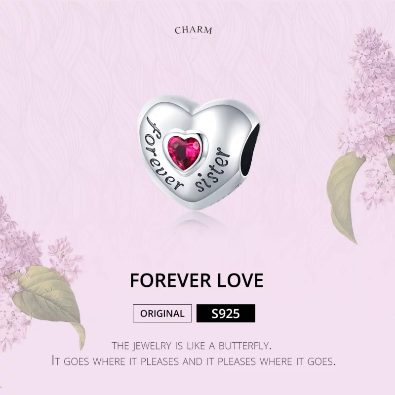 (image pour) Charm Style PANDORA Amour pour toujours - SCC1835 - Afficher 6