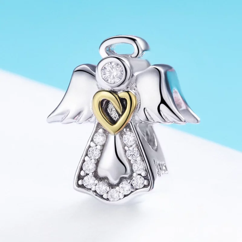 (image pour) Charm Style PANDORA ange gardien Bicolore - SCC747 - Afficher 2
