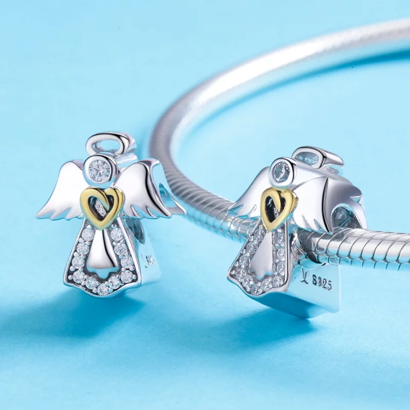 (image pour) Charm Style PANDORA ange gardien Bicolore - SCC747 - Afficher 4