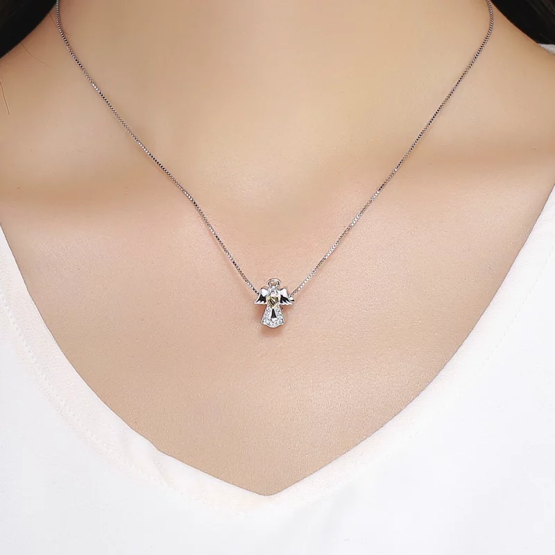 (image pour) Charm Style PANDORA ange gardien Bicolore - SCC747 - Afficher 5