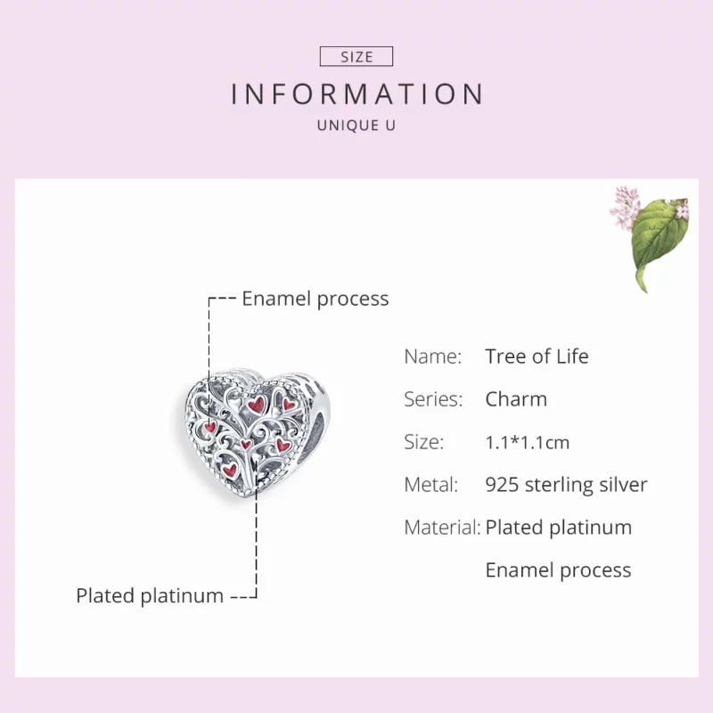 (image pour) Charm Style PANDORA Arbre de la vie - BSC279 - Afficher 7