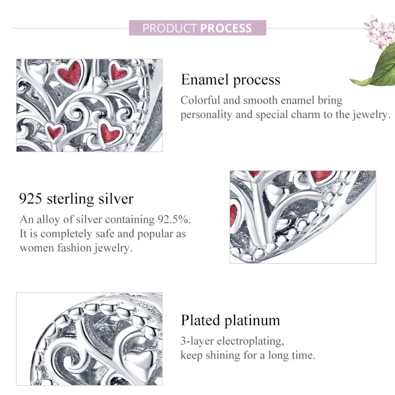 (image pour) Charm Style PANDORA Arbre de la vie - BSC279 - Afficher 8