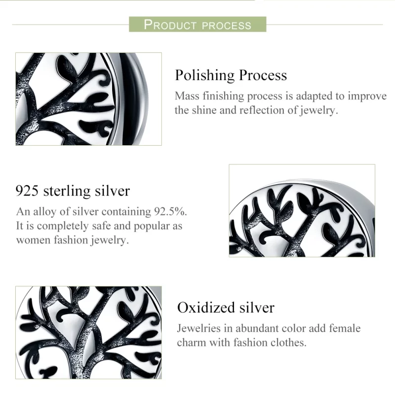 (image pour) Charm Style PANDORA Arbre de la vie - SCC430 - Afficher 6