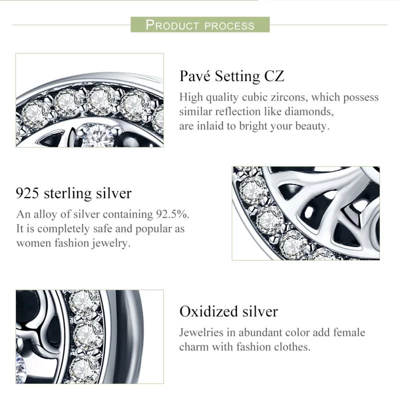 (image pour) Charm Style PANDORA Arbre de la vie - SCC616 - Afficher 7