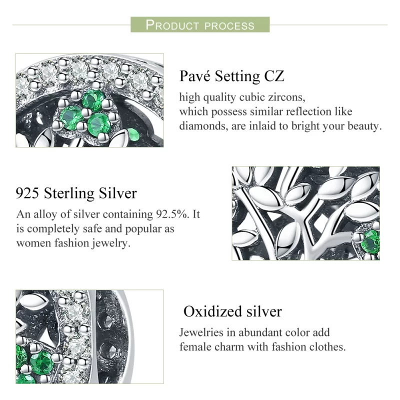(image pour) Charm Style PANDORA Arbre de la vie - SCC919 - Afficher 7