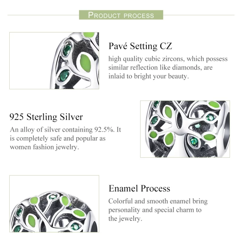 (image pour) Charm Style PANDORA Arbre de la vie - SCC994 - Afficher 7