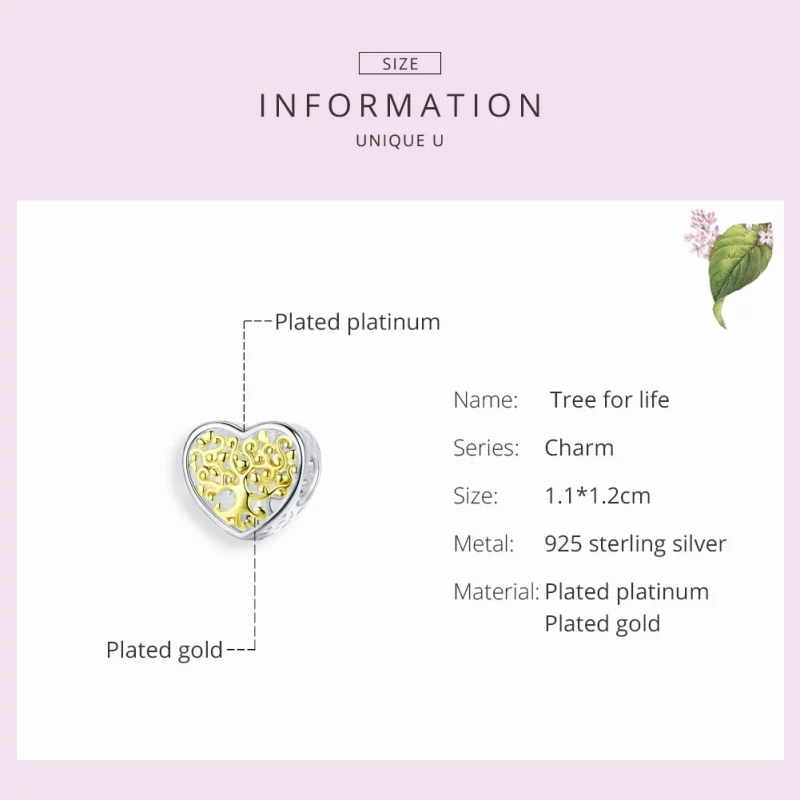 (image pour) Charm Style PANDORA Arbre de vie - SCC1264 - Afficher 4