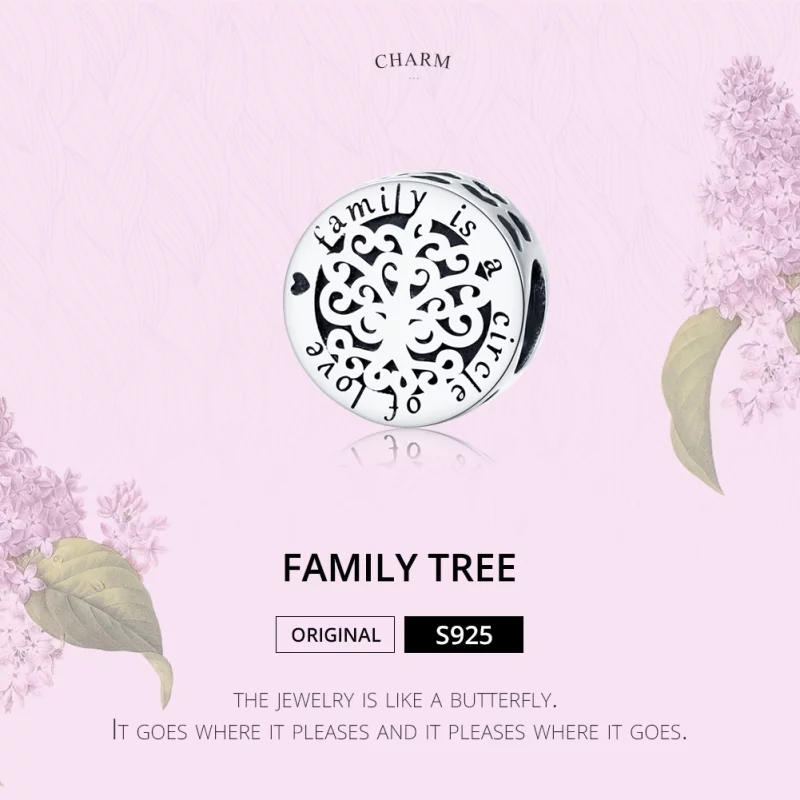 (image pour) Charm Style PANDORA Arbre généalogique étincelant - SCC1324 - Afficher 6