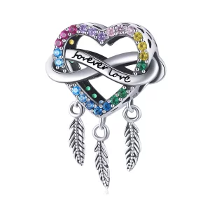 (image pour) Charm style Pandora attrape-rêves Amour - BSC506