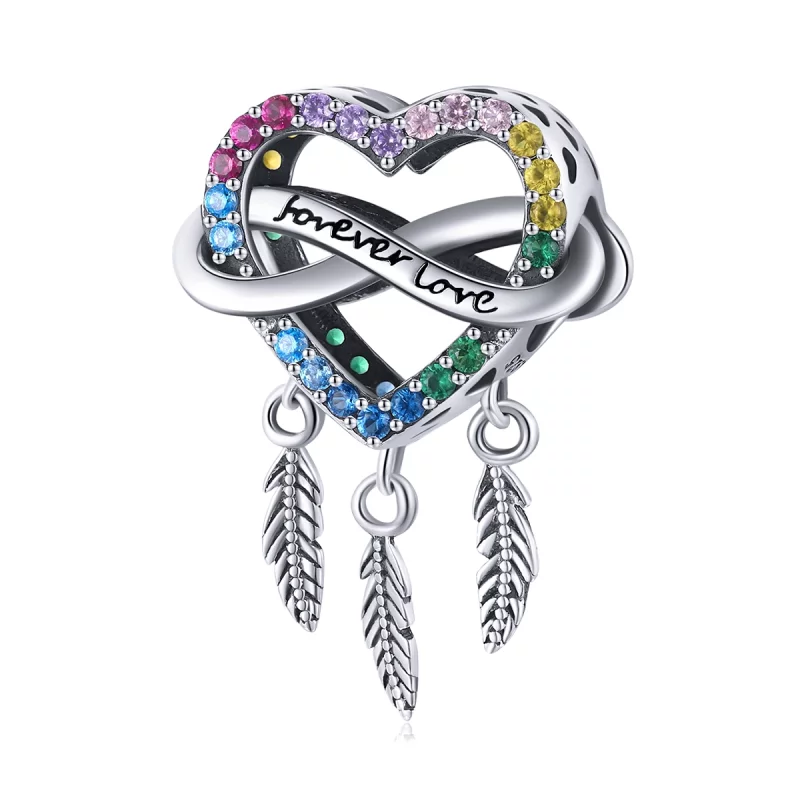 (image pour) Charm style Pandora attrape-rêves Amour - BSC506