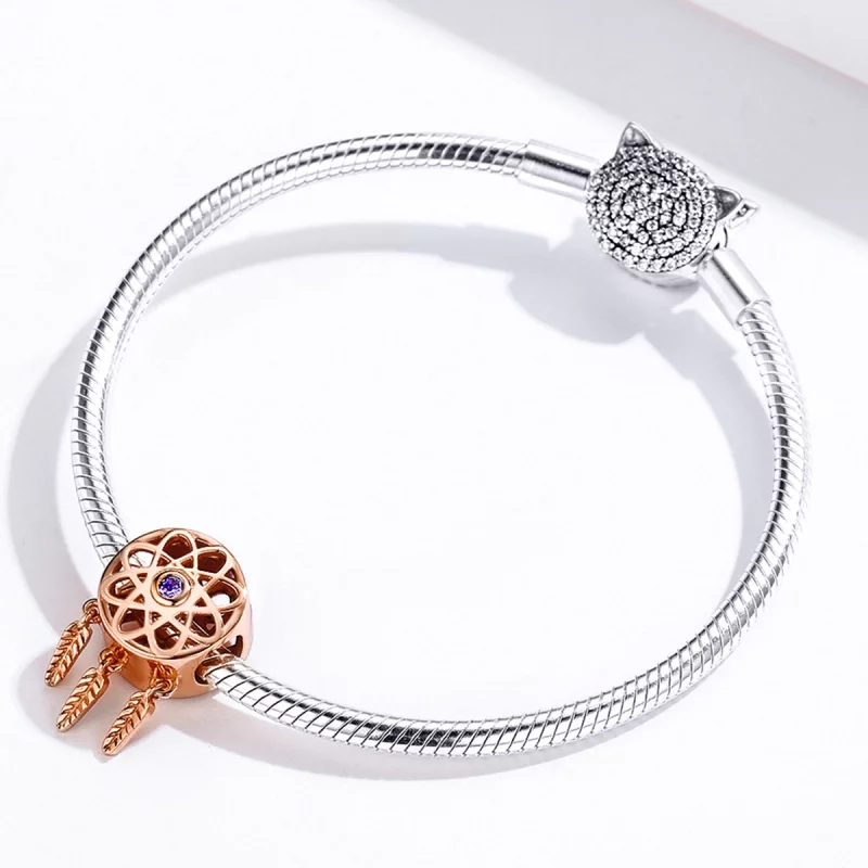 (image pour) Charm Style PANDORA Attrape Rêves Or Rose - SCC330-C - Afficher 4