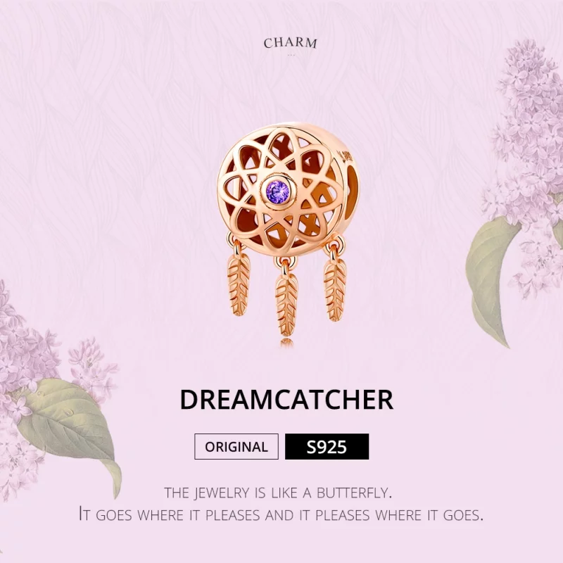 (image pour) Charm Style PANDORA Attrape Rêves Or Rose - SCC330-C - Afficher 6