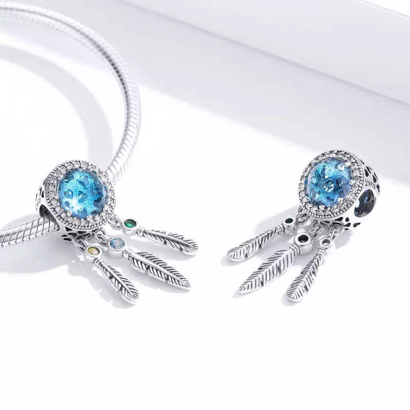 (image pour) Charm Style PANDORA Attrape-rêves saphir - SCC1384 - Afficher 2