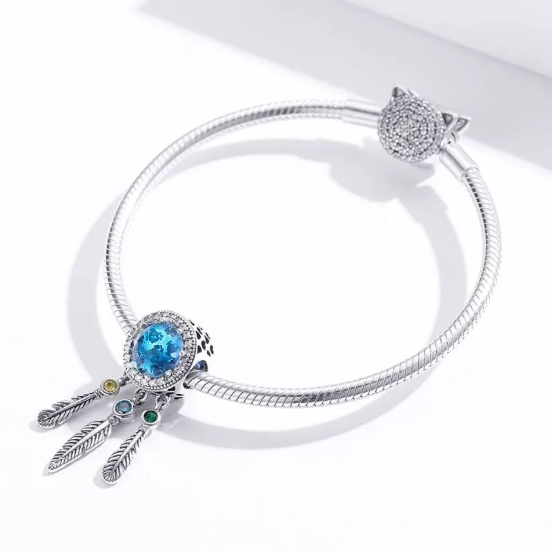 (image pour) Charm Style PANDORA Attrape-rêves saphir - SCC1384 - Afficher 4