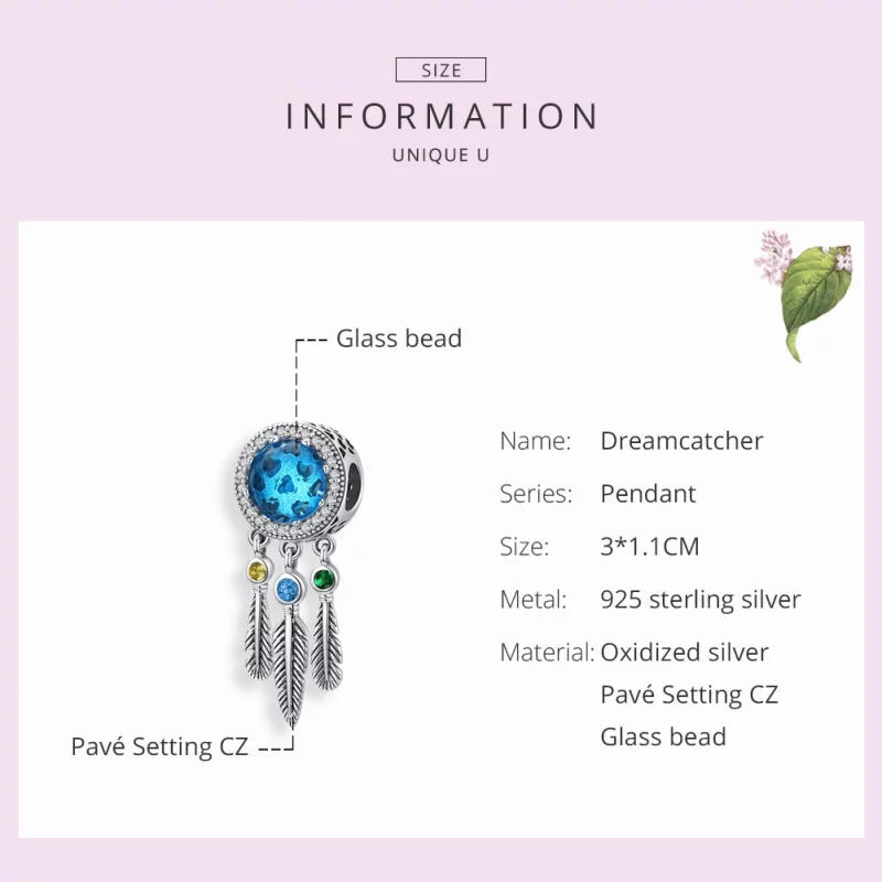 (image pour) Charm Style PANDORA Attrape-rêves saphir - SCC1384 - Afficher 7