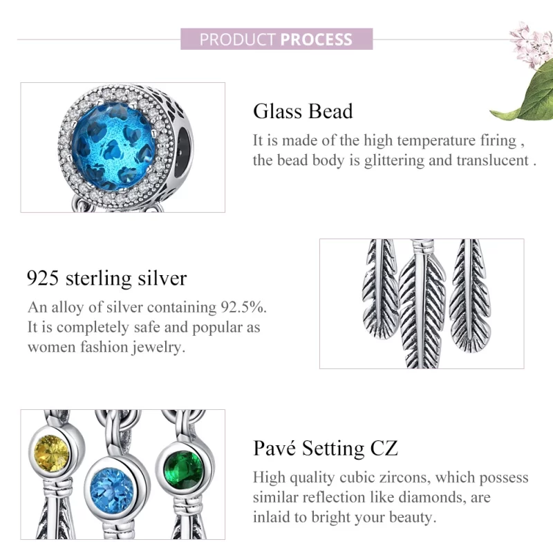 (image pour) Charm Style PANDORA Attrape-rêves saphir - SCC1384 - Afficher 8