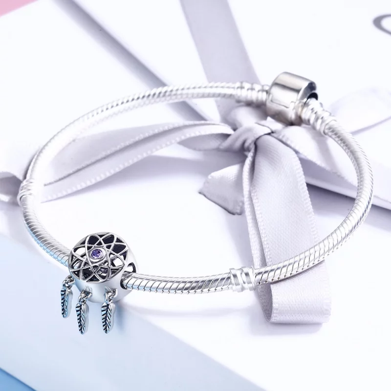 (image pour) Charm style Pandora Attrape-rêves - SCC330 - Afficher 4