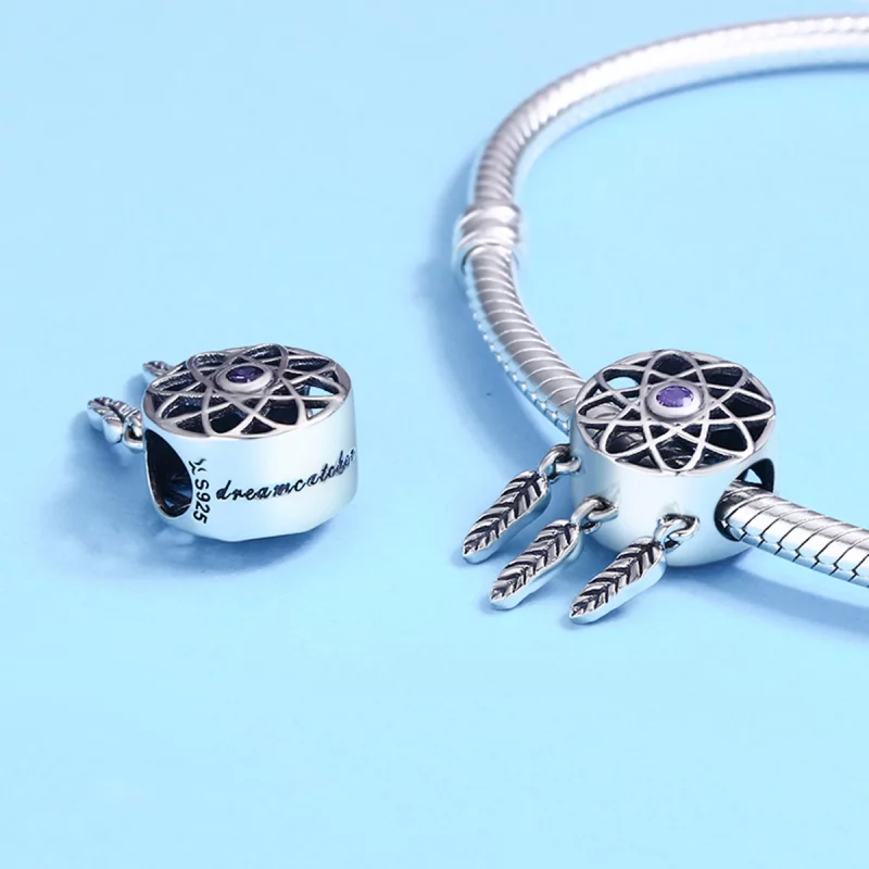 (image pour) Charm style Pandora Attrape-rêves - SCC330 - Afficher 5