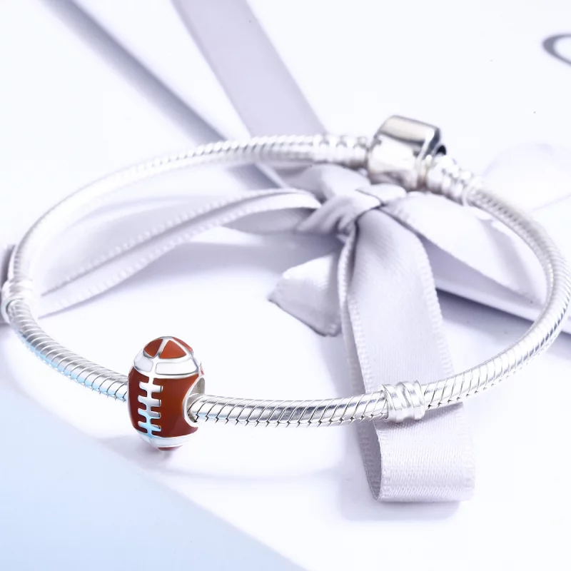 (image pour) Charm Style PANDORA Ballon de rugby - SCC442 - Afficher 4