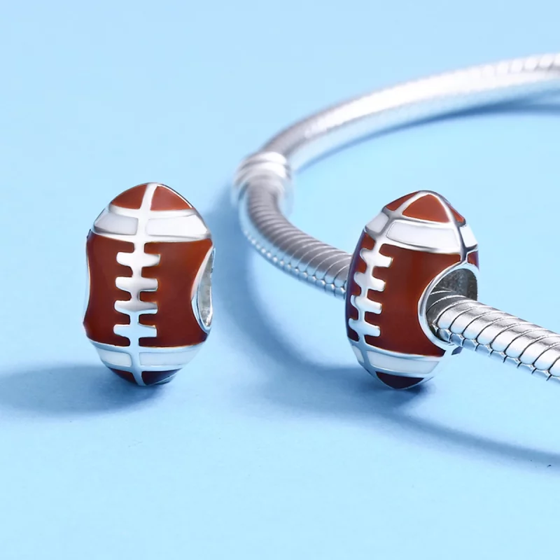 (image pour) Charm Style PANDORA Ballon de rugby - SCC442 - Afficher 5