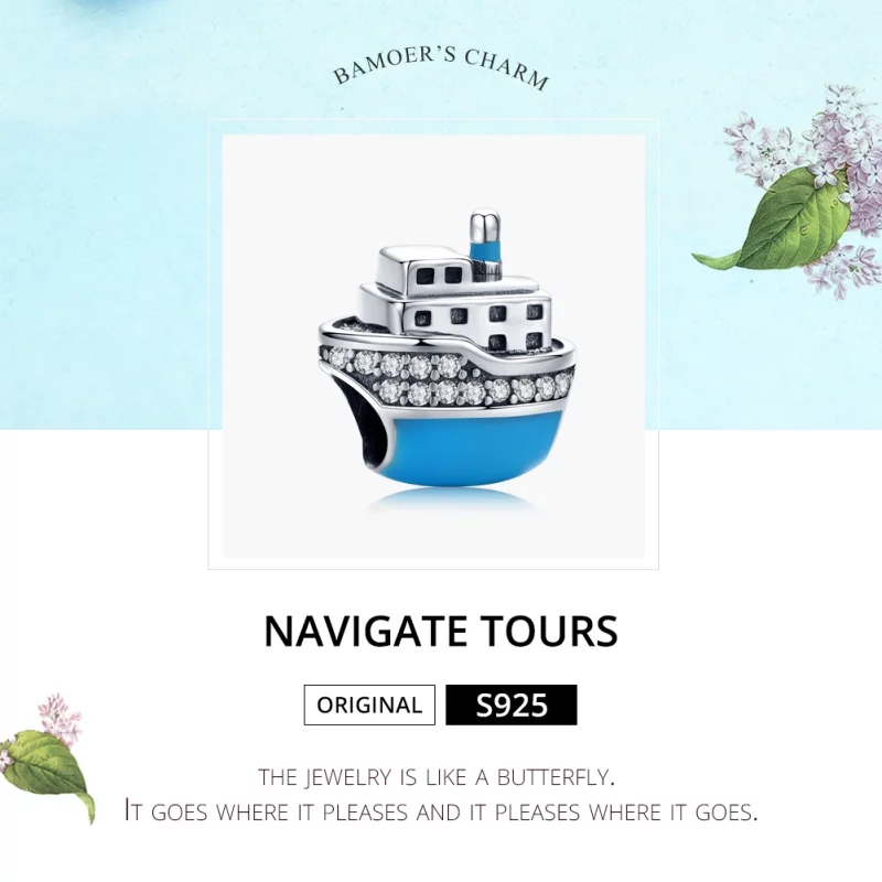 (image pour) Charm Style PANDORA Bateau - SCC1379 - Afficher 6