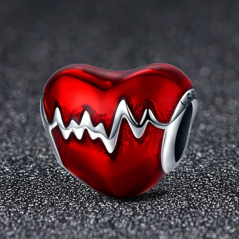 (image pour) Charm Style PANDORA Battement de coeur - SCC249 - Afficher 3