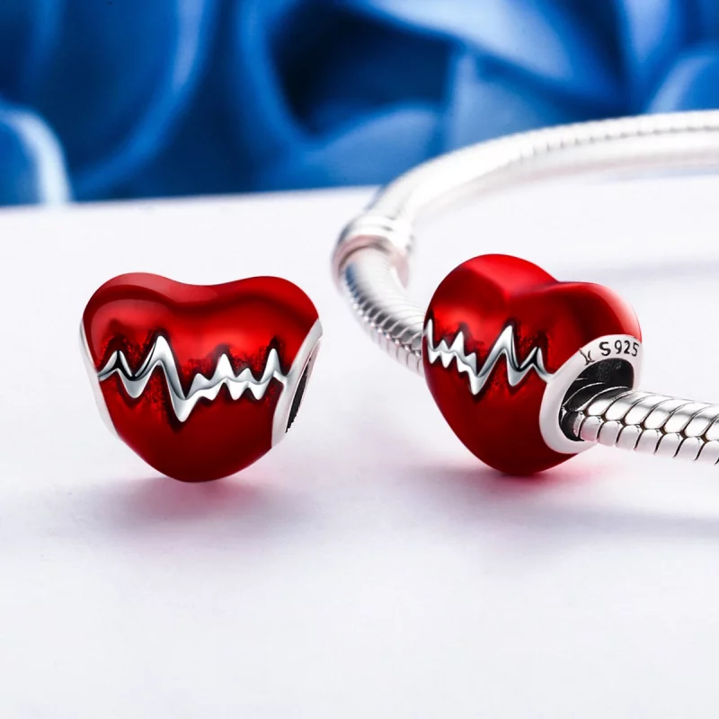 (image pour) Charm Style PANDORA Battement de coeur - SCC249 - Afficher 5