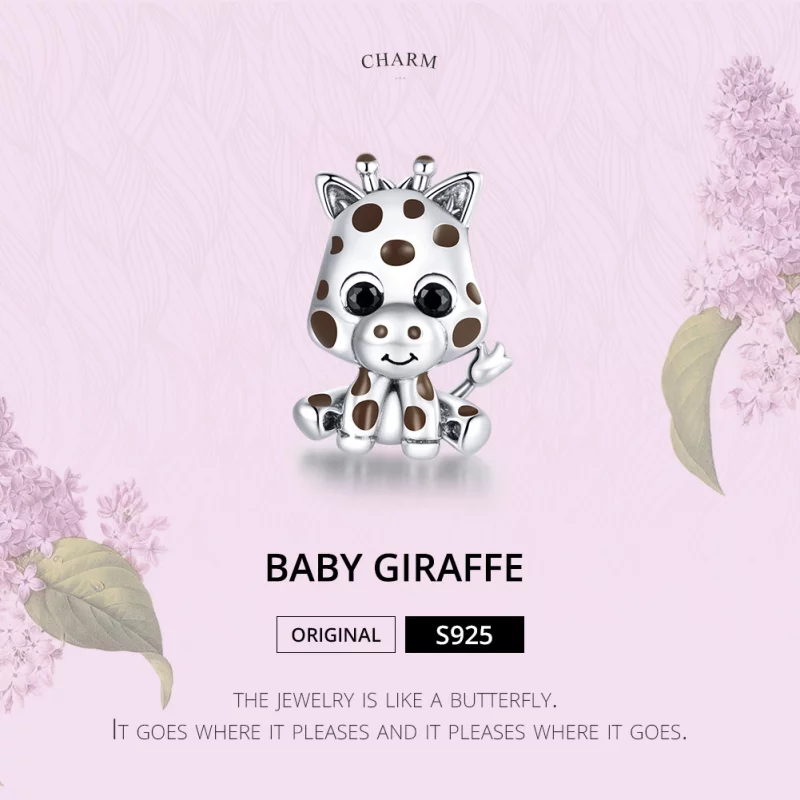 (image pour) Charm Style PANDORA Bébé Girafe - SCC1691 - Afficher 6