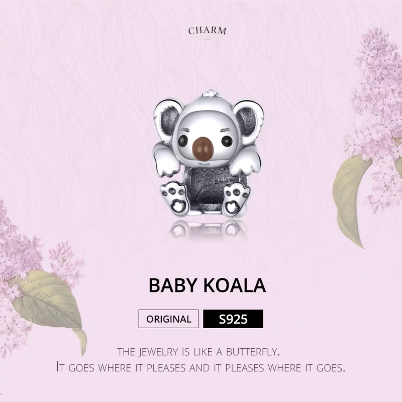 (image pour) Charm Style PANDORA Bébé Koala - SCC1304 - Afficher 3