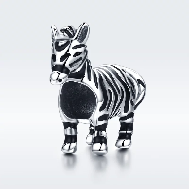 (image pour) Charm Style PANDORA Bel animal zèbre - SCC550 - Afficher 2