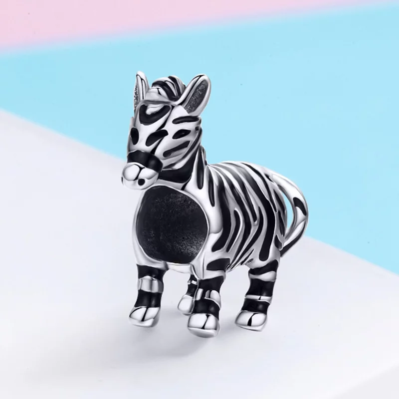 (image pour) Charm Style PANDORA Bel animal zèbre - SCC550 - Afficher 3
