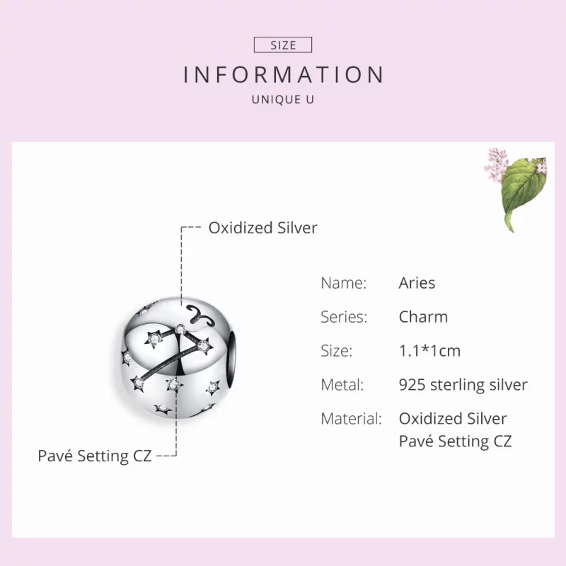 (image pour) Charm Style PANDORA bélier - SCC1218-1 - Afficher 5