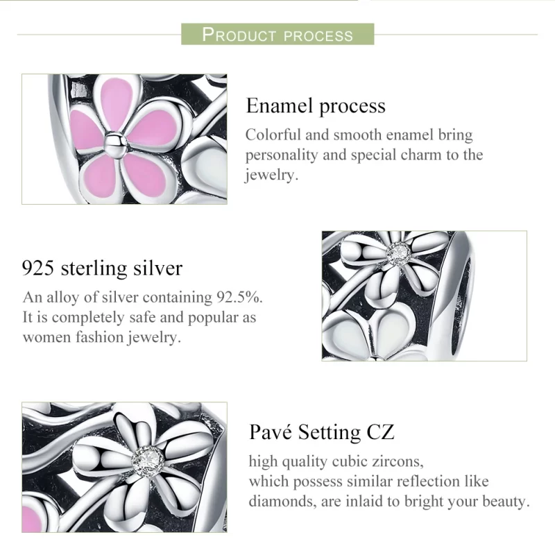 (image pour) Charm Style PANDORA Bénédiction des fleurs - SCC761 - Afficher 7