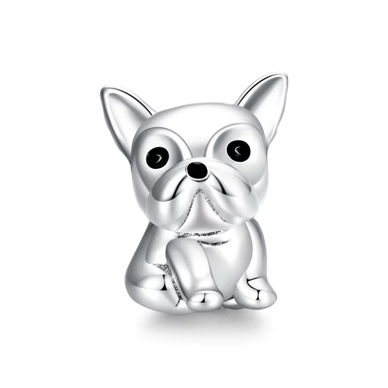 (image pour) Charm Style PANDORA Bouledogue français mignon - SCC1599