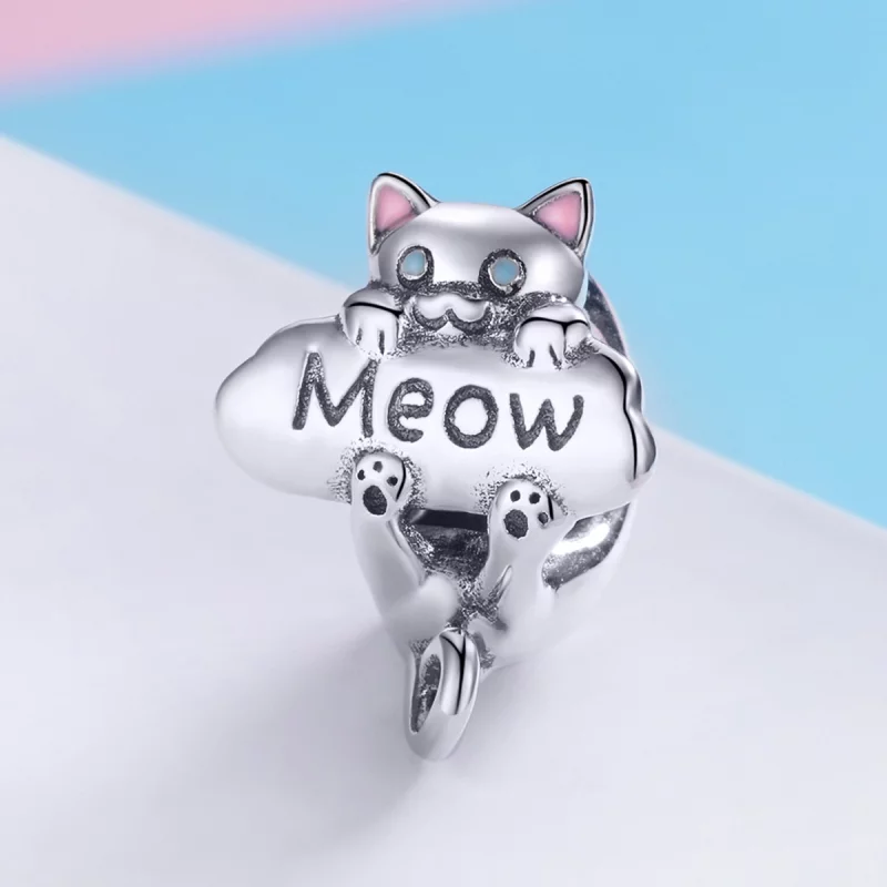 (image pour) Charm Style PANDORA Bouteille de parfum chat coquin - SCC874 - Afficher 2