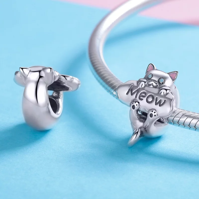 (image pour) Charm Style PANDORA Bouteille de parfum chat coquin - SCC874 - Afficher 4