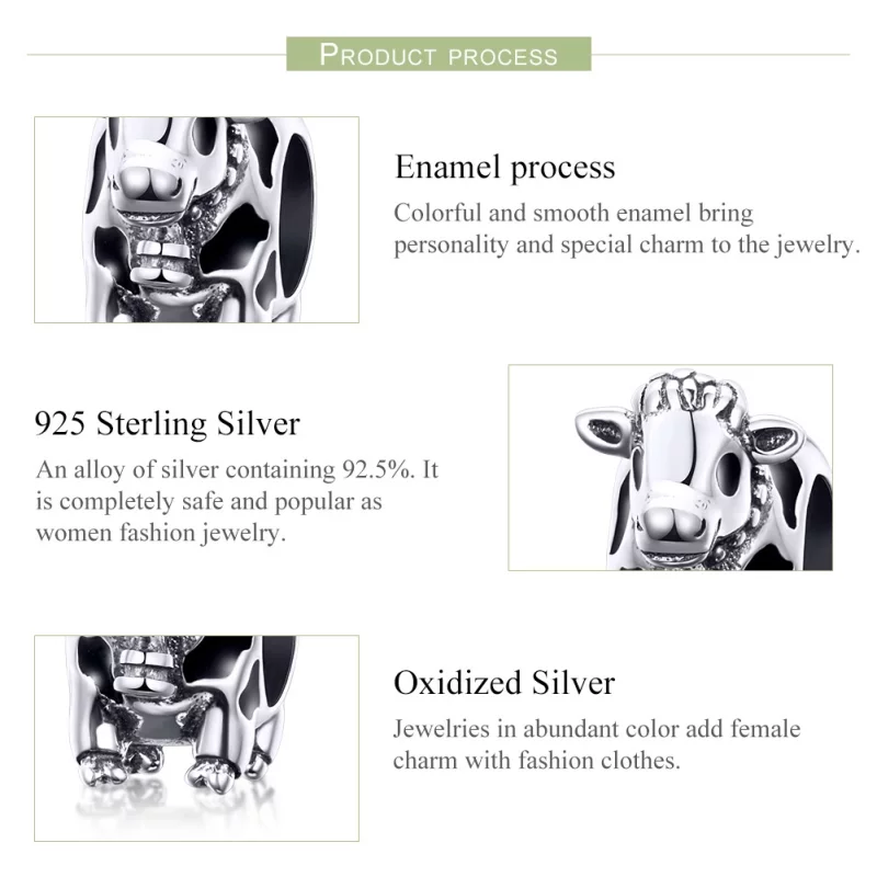 (image pour) Charm Style PANDORA Bétail mignon - SCC1049 - Afficher 4
