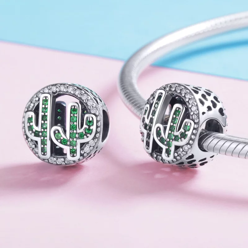(image pour) Charm Style PANDORA Cactus Vert Vibrant - SCC918 - Afficher 4