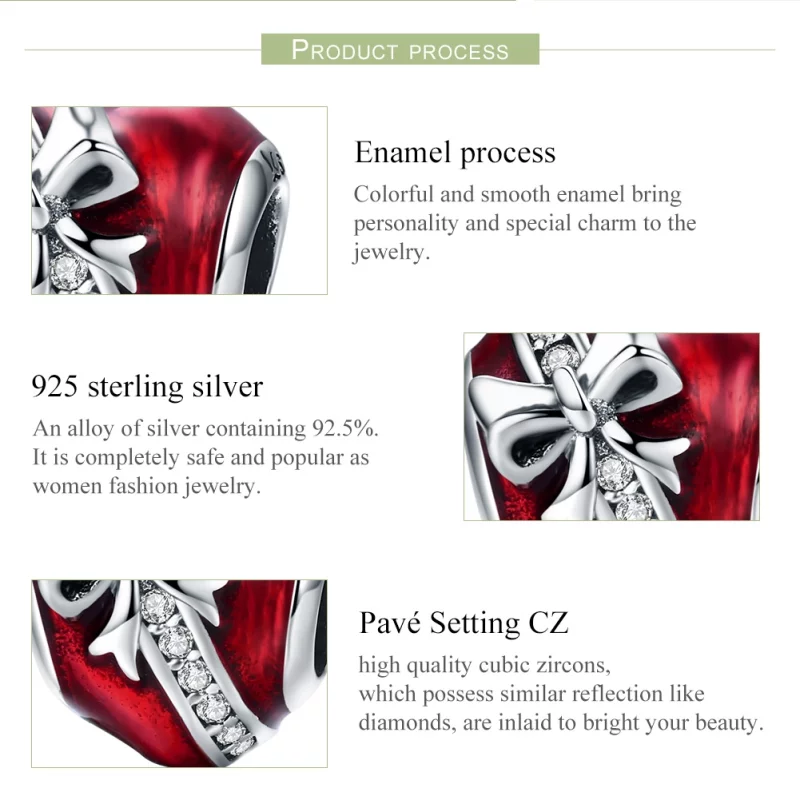 (image pour) Charm Style PANDORA Cadeau d'amour pour la Saint-Valentin - SCC741 - Afficher 7