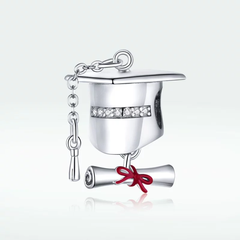 (image pour) Charm Style PANDORA Casquette d'obtention du diplôme universitaire - BSC357 - Afficher 5