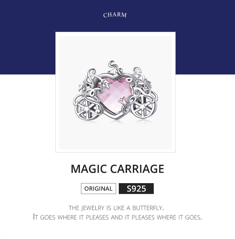 (image pour) Charm Style PANDORA Chariot magique - BSC412 - Afficher 6
