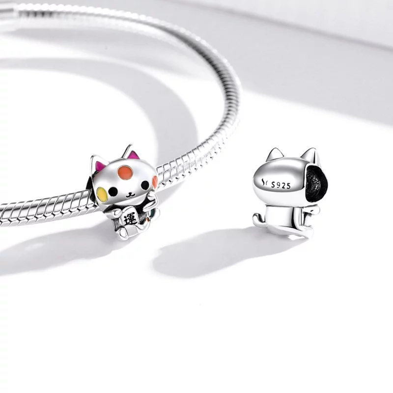 (image pour) Charm Style PANDORA Chat de bon augure - SCC1855 - Afficher 4