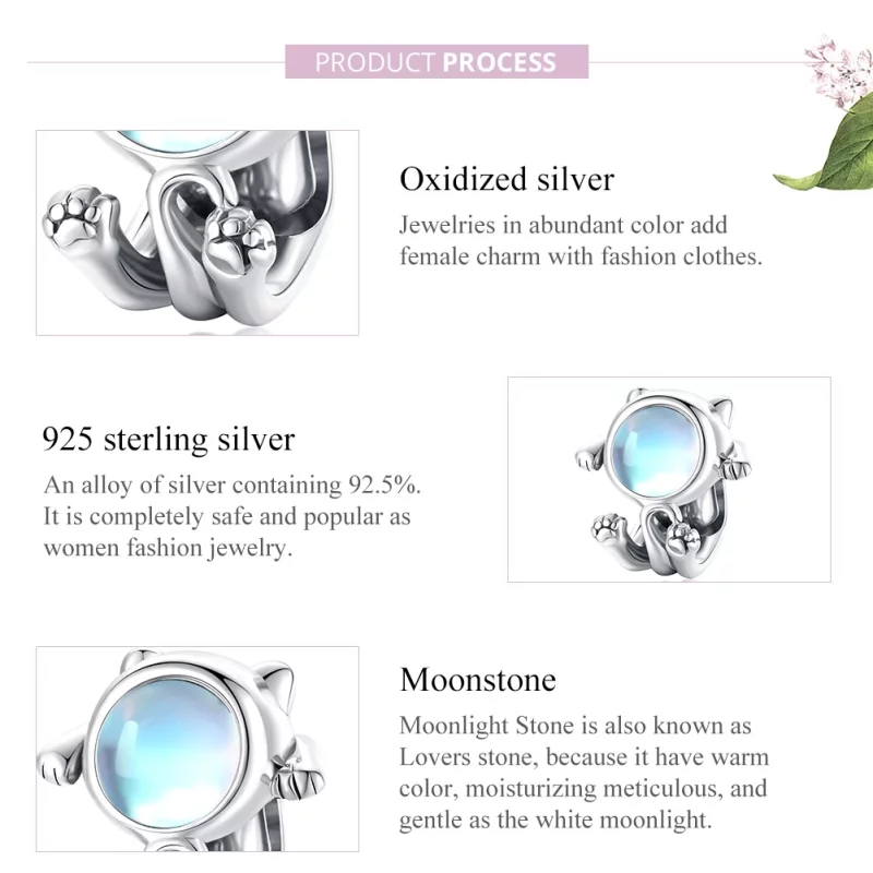 (image pour) Charm Style PANDORA Chat de l'espace - SCC1697 - Afficher 8