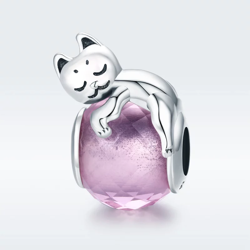 (image pour) Charm Style PANDORA Chat endormi - SCC447 - Afficher 2