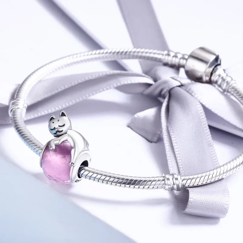 (image pour) Charm Style PANDORA Chat endormi - SCC447 - Afficher 4