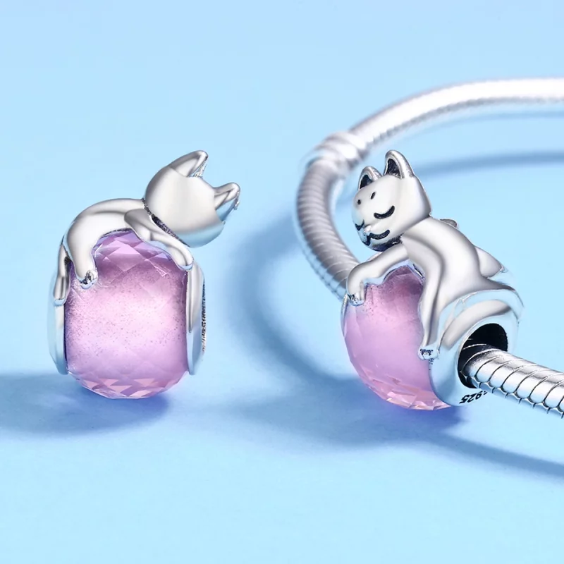 (image pour) Charm Style PANDORA Chat endormi - SCC447 - Afficher 5