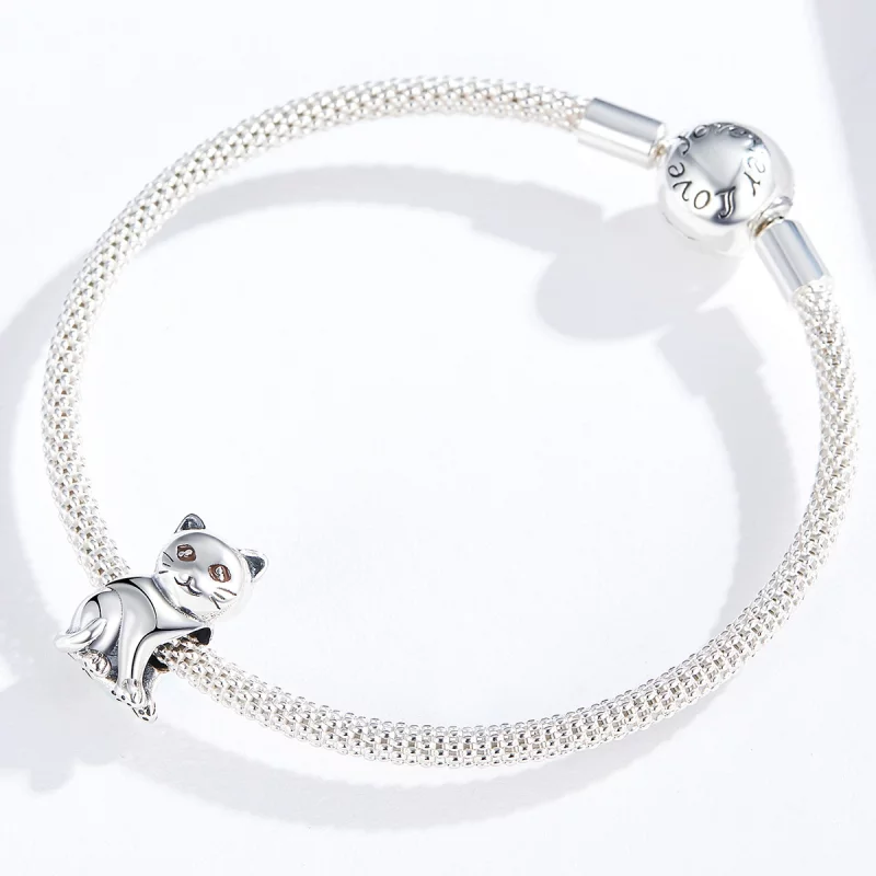 (image pour) Charm Style PANDORA Chat mignon - SCC1305 - Afficher 5