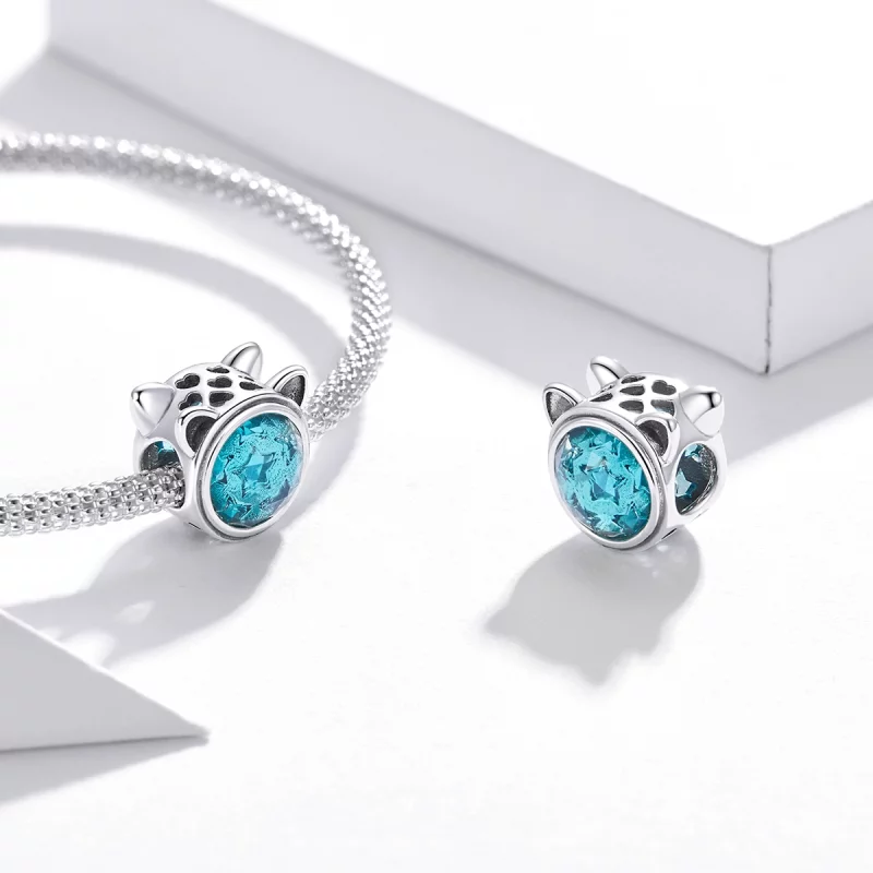 (image pour) Charm Style PANDORA Chat sarcelle - SCC1800 - Afficher 4